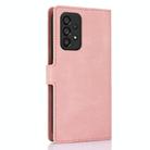 For Samsung Galaxy A33 5G Fantasy Skin-feel Calfskin Texture Leather Phone Case(Pink) - 3