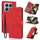 For Xiaomi 14T Pro Fantasy Skin-feel Calfskin Texture Leather Phone Case(Red) - 1