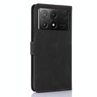 For Xiaomi Poco X6 Pro 5G Fantasy Skin-feel Calfskin Texture Leather Phone Case(Black) - 3