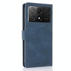 For Xiaomi Poco X6 Pro 5G Fantasy Skin-feel Calfskin Texture Leather Phone Case(Blue) - 3
