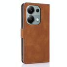 For Xiaomi Poco X6 5G Global Fantasy Skin-feel Calfskin Texture Leather Phone Case(Brown) - 3