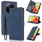 For Xiaomi Poco C61 4G Global Fantasy Skin-feel Calfskin Texture Leather Phone Case(Blue) - 1
