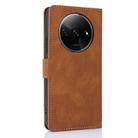 For Xiaomi Poco C61 4G Global Fantasy Skin-feel Calfskin Texture Leather Phone Case(Brown) - 3