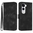For vivo Y400 Pro 5G Line Pattern Skin Feel Leather Phone Case(Black) - 1