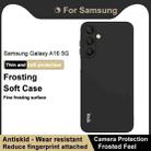 For Samsung Galaxy A16 4G / 5G IMAK UC-3 Series Shockproof Frosted TPU Phone Case(Black) - 3