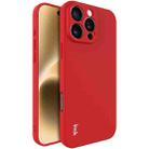 For iPhone 16 Pro Max imak UC-4 Series Straight Edge TPU Phone Case(Red) - 1