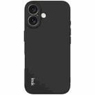 For iPhone 16 imak UC-4 Series Straight Edge TPU Phone Case(Black) - 2