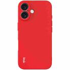 For iPhone 16 imak UC-4 Series Straight Edge TPU Phone Case(Red) - 2