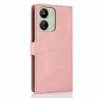 For Redmi 13C 4G Global Fantasy Skin-feel Calfskin Texture Leather Phone Case(Pink) - 3