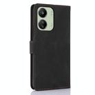 For Redmi 13C 4G Global Fantasy Skin-feel Calfskin Texture Leather Phone Case(Black) - 3
