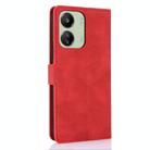 For Redmi 13C 4G Global Fantasy Skin-feel Calfskin Texture Leather Phone Case(Red) - 3