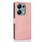 For Redmi Note 13 Pro 4G Global Fantasy Skin-feel Calfskin Texture Leather Phone Case(Pink) - 3