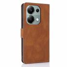 For Redmi Note 13 Pro 5G Global Fantasy Skin-feel Calfskin Texture Leather Phone Case(Brown) - 3