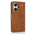 For Redmi Note 13 Pro+ 5G Fantasy Skin-feel Calfskin Texture Leather Phone Case(Brown) - 3