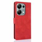 For Redmi Note 13 4G Global Fantasy Skin-feel Calfskin Texture Leather Phone Case(Red) - 3