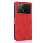 For Redmi K70E Fantasy Skin-feel Calfskin Texture Leather Phone Case(Red) - 3