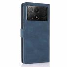 For Redmi K70E Fantasy Skin-feel Calfskin Texture Leather Phone Case(Blue) - 3