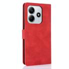For Redmi Note 14 4G 163.25mm Fantasy Skin-feel Calfskin Texture Leather Phone Case(Red) - 3