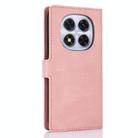 For Redmi Note 14 Pro 4G Fantasy Skin-feel Calfskin Texture Leather Phone Case(Pink) - 3
