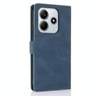 For Redmi Note 14 5G Fantasy Skin-feel Calfskin Texture Leather Phone Case(Blue) - 3