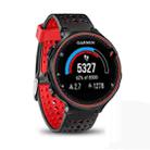 For Garmin Forerunner 235 Two-color Watch Band(Black Red) - 1