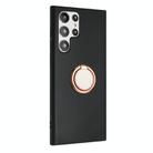 For Samsung Galaxy S25 Ultra 5G Matte Ring Holder TPU Phone Case(Rose Gold) - 2