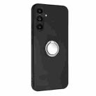 For Samsung Galaxy S24 FE 5G Matte Ring Holder TPU Phone Case(Silver) - 2