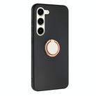 For Samsung Galaxy S23+ 5G Matte Ring Holder TPU Phone Case(Rose Gold) - 2