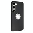 For Samsung Galaxy S23+ 5G Matte Ring Holder TPU Phone Case(Silver) - 2