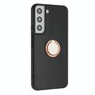 For Samsung Galaxy S21+ 5G Matte Ring Holder TPU Phone Case(Rose Gold) - 2