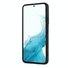 For Samsung Galaxy S21+ 5G Matte Ring Holder TPU Phone Case(Black) - 3