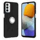 For Samsung Galaxy M23 4G / 5G Matte Ring Holder TPU Phone Case(Silver) - 1