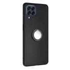 For Samsung Galaxy M53 Matte Ring Holder TPU Phone Case(Black) - 2