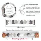 For Apple Watch 46mm / 49mm / 45mm / 44mm Alloy Chain Metal Watch Band(Silver Grey) - 3