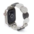 For Apple Watch 42mm / 41mm / 40mm / 38mm Alloy Chain Metal Watch Band(Silver Grey) - 1