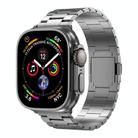 For Apple Watch 46mm / 49mm / 45mm / 44mm Tri-beads Magnetic Titanium Alloy Watch Band(Grey) - 1