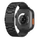 For Apple Watch 42mm / 41mm / 40mm / 38mm Tri-beads Magnetic Titanium Alloy Watch Band(Black) - 3