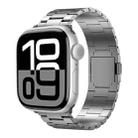 For Apple Watch 42mm / 41mm / 40mm / 38mm Tri-beads Magnetic Titanium Alloy Watch Band(Grey) - 1