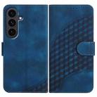 For Samsung Galaxy S25 FE 5G Elephant Head Embossed Phone Leather Case with Lanyard(Royal Blue) - 1