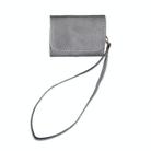 For AirPods 4 Cowhide Texture PU Headset Shockproof Case(Grey) - 1