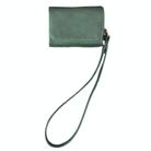 For AirPods Pro 2 Cowhide Texture PU Headset Shockproof Case(Green) - 1