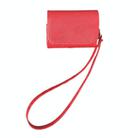 For AirPods Pro 2 Cowhide Texture PU Headset Shockproof Case(Red) - 1