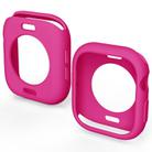 For Apple Watch Series 10 46mm Candy TPU Half Coverage Watch Case(Rose Red) - 2