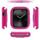 For Apple Watch Series 10 46mm Candy TPU Half Coverage Watch Case(Rose Red) - 3