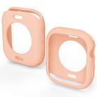 For Apple Watch Series 10 46mm Candy TPU Half Coverage Watch Case(Pink Sand) - 2