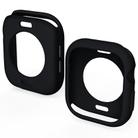 For Apple Watch Series 10 46mm Candy TPU Half Coverage Watch Case(Black) - 2