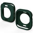 For Apple Watch Series 10 46mm Candy TPU Half Coverage Watch Case(Deep Green) - 2