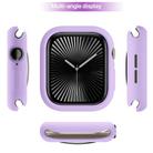 For Apple Watch Series 10 46mm Candy TPU Half Coverage Watch Case(Purple) - 3