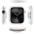 For Apple Watch Series 10 42mm Candy TPU Half Coverage Watch Case(White) - 3