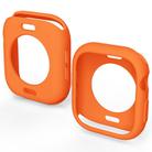 For Apple Watch Series 10 42mm Candy TPU Half Coverage Watch Case(Orange) - 2